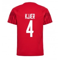 Maglie da calcio Danimarca Simon Kjaer #4 Prima Maglia Mondiali 2022 Manica Corta